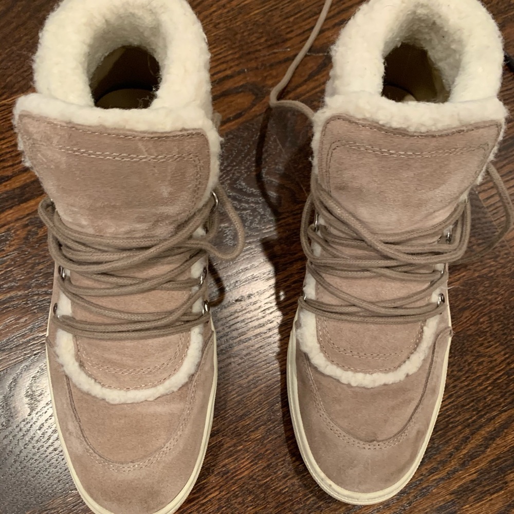 Marc Fisher lace up booties